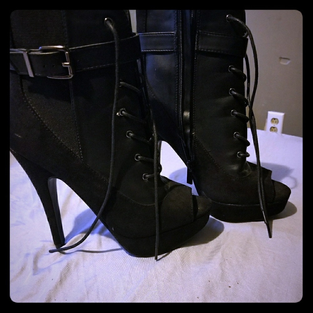 Black heels
